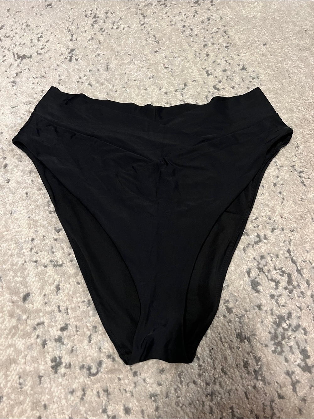 aerie Black High-Waist Cheeky Bikini Bottom